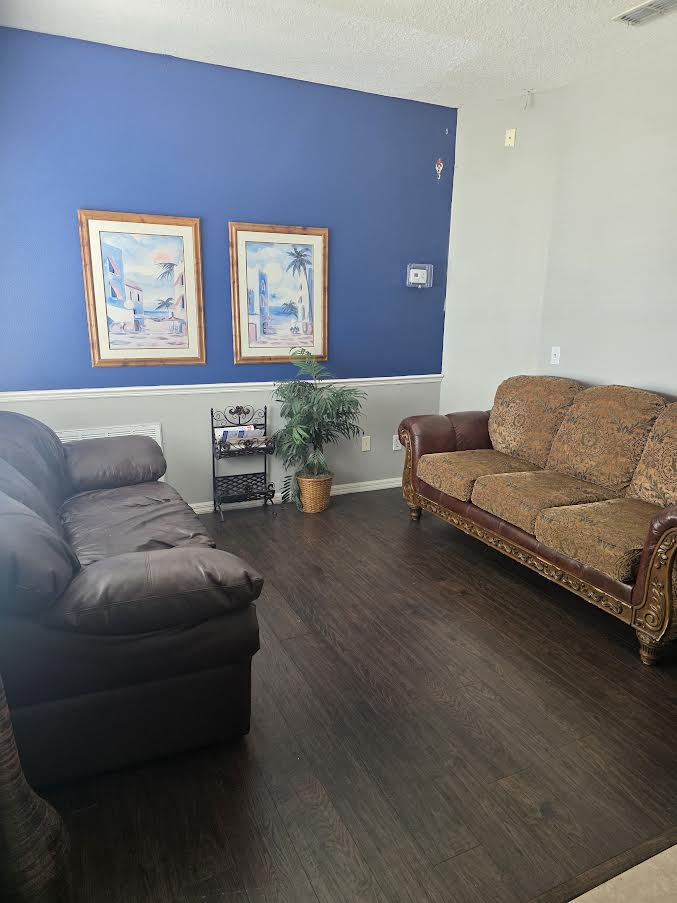 Comfortable client lounge and waiting area